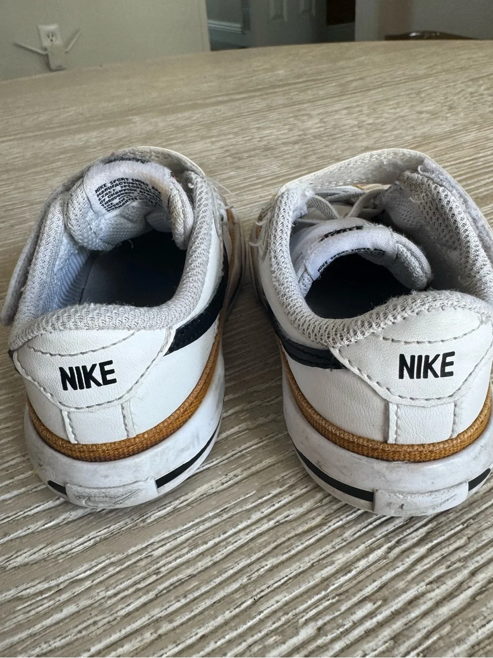 Nike White / Black Court Legacy Toddler 7C